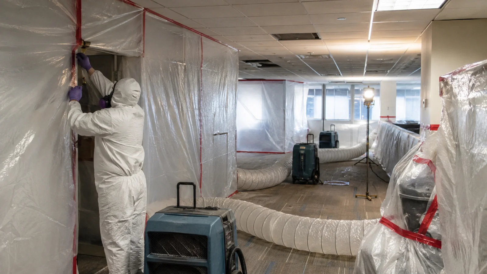 Commercial mold remediation